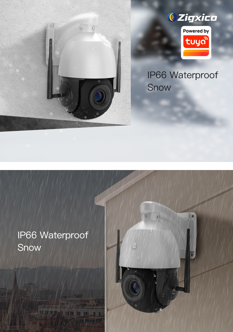 Tuya Smart 18X Outdoor Waterproof Mini Speed Dome Camera