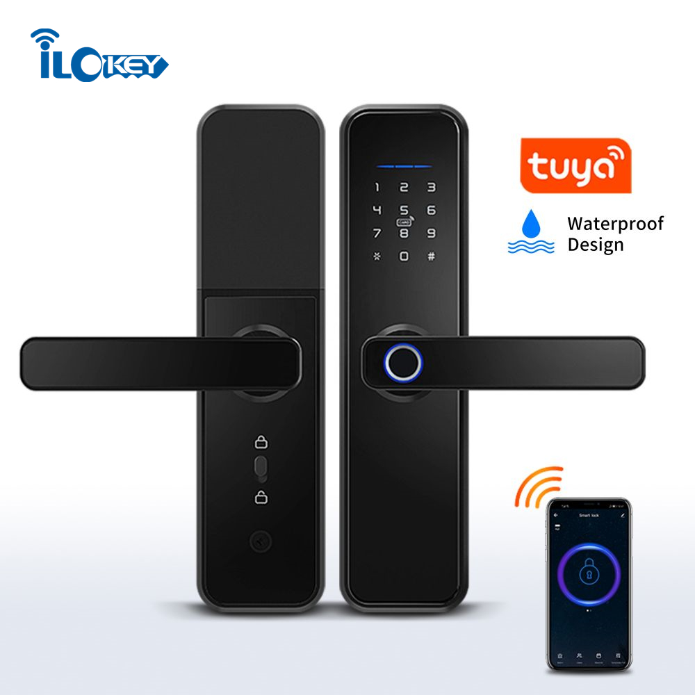 GIMDOW TUYA Bluetooth Gateway Smart Door Password Electric Hotel