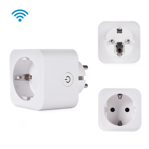 EU Standard Smart Wi-Fi Plug Socket Voice Control Smart Home Tuya App Remote Control German Type Smart Power Plug
