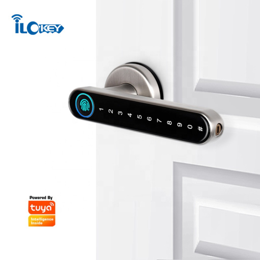 iLockey Smart Life APP Newest BLE Smart Locks Door Knob Digital Fingerprint Digit Smart Door Lock