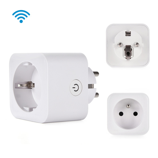 Wireless Wi-Fi Smart Sockets EU (French)Standard 16A Socket work with Google Alexa Smart Plug
