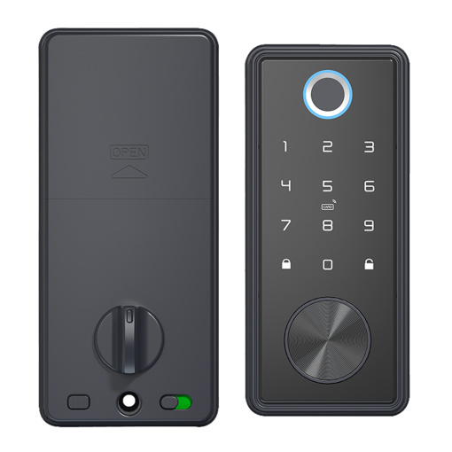 WiFi Door Lock  with Magnetic Open Close Status Sensor Unlock by Password Fingerprint IC NFC Card  Emergency Mechanical
