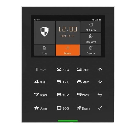 Staniot Tuya Smart 2G Wireless WiFi Home Burglar Alarm System with Solar Siren and Doorbell Support Two-way Voice Call 