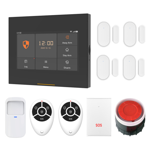 Staniot GSM HD Home Security Alarm System WiFi Wireless Burglar Kit Tuya Smart Life App Control Support Anti-fingerprint