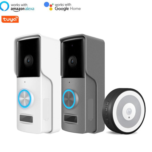 Smart Doorbell with PIR Night Light Door Chime