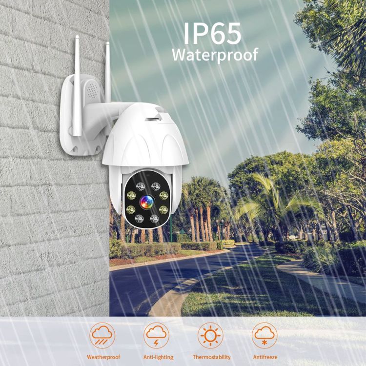  1080P HD Smart Wireless Camera AI Human Detection Audio P2P Camera Infrared Two-way Voice Intercom Cloud Storage