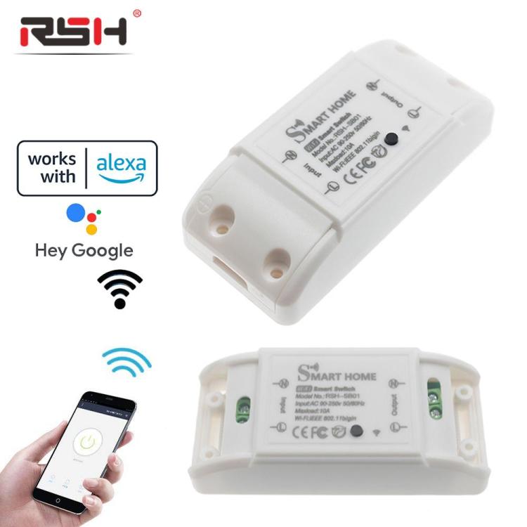 RSH Wi-Fi Smart Switch DIY Universal Breaker Mini Module Wireless Light Controller