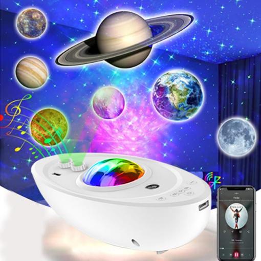 ROVE Aurora Sky Galaxy Projector - Laser Star Projector with Built-In BT  Speaker