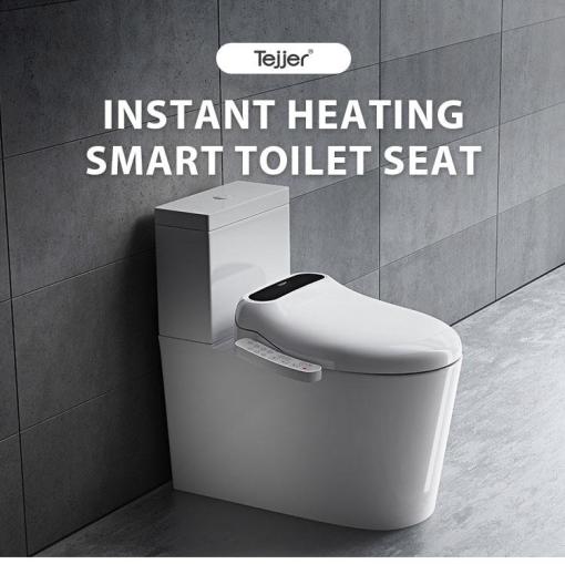 Side Panel Control Smart Toilet Seat with LED Display