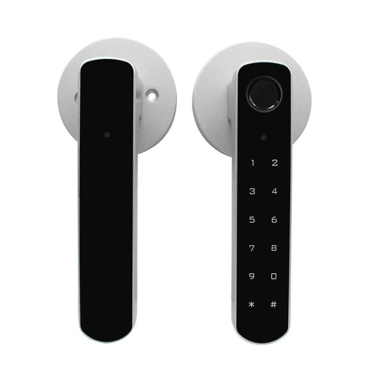 TuyaSmart Bluetooth Fingerprint & PIN Smart Door Lock (Silver Color)
