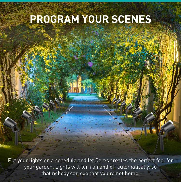 Wi-Fi Spotlight for Landscape RGBIC Dreamcolor for Outdoor Use