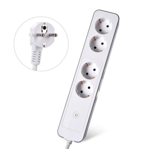 Zigbee Smart Power Strip EU 4 AC Outlets Plugs Smart Power Bar Multiple Outlet