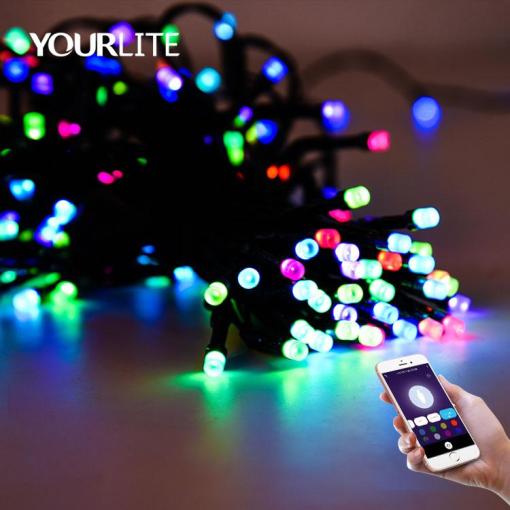 Intelligent Wi-Fi RGB Color Lighitng Decoration Wedding Lights Outdoor LED Light String