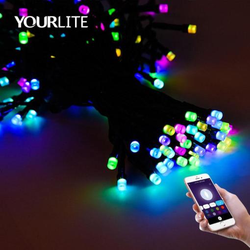 Smart Wi-Fi RGB Festival Decorative IP44 Waterproof Christmas Lamp LED Tree Lighting Indoor Outdoor Lights String