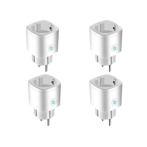 Wi-Fi Smart Plug EU Adaptor Remote Voice Control Outlet Timer Socket For Alexa Google Home Smart Life App Power Moni