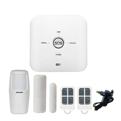 WIFI RF433 GSM Alarm System On Site High-decibel Alarm Flashing Lights and Other Alarm Modes