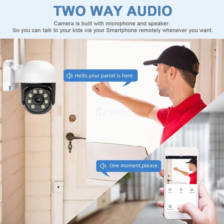 Tuya Smart Home 3MP PTZ Wi-Fi Camera Outdoor Video Surveillance Cameras With Wi-Fi Security IP Camera For Home