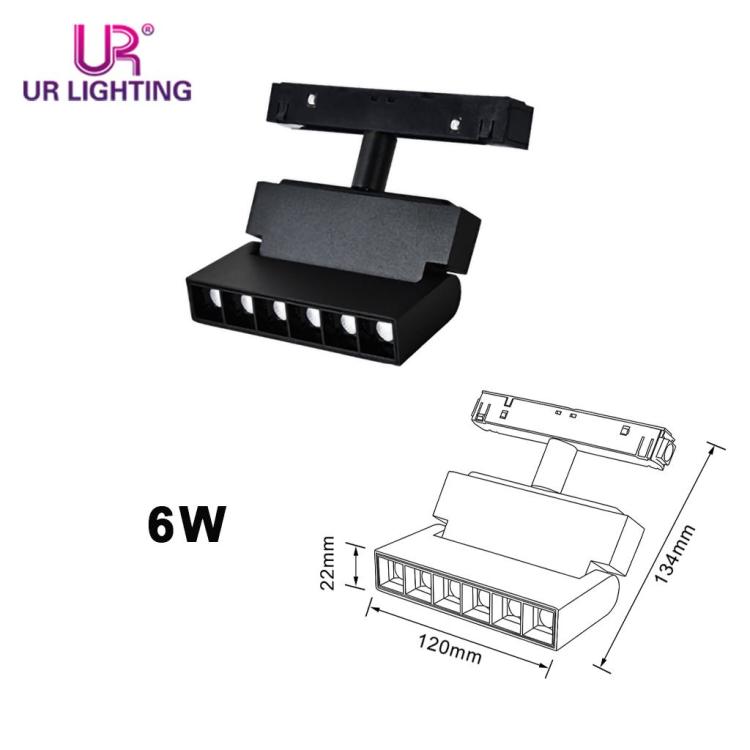 UR Lighting Modern Smart Wi-Fi Adjustable Angle Magnetic System 6W 12W LED Track Light