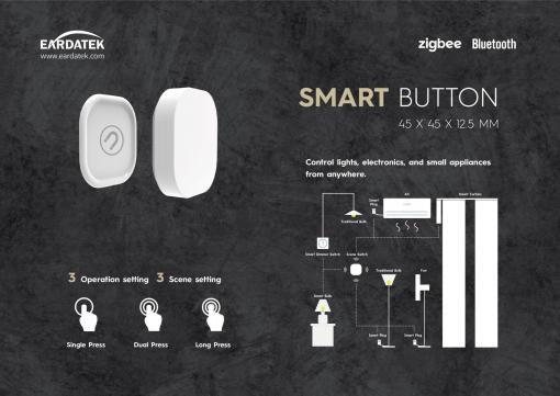 Smart Button, Scene Linkage, Remonte Control Bulbs, Can Adjust The Brightness/Temperature/Color of Bulbs
