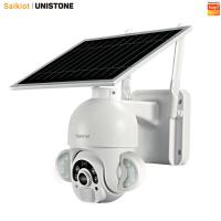 Unistone 2MP/4MP PTZ Camera 4G & WIFI Outdoor Solar Power Speed Dome Camera 