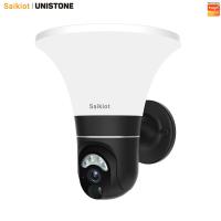 Unistone Baterry Camera 2MP/4MP Floodlight PTZ Camera 4G & WIFI Outdoor 3.5W Solar Power Speed Dome Camera