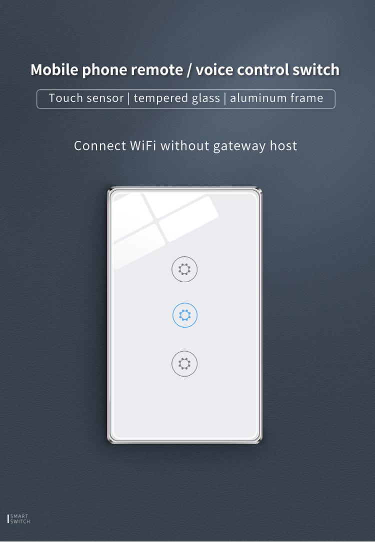 UEMON Smart Home US 4GANG Wi-Fi Switch