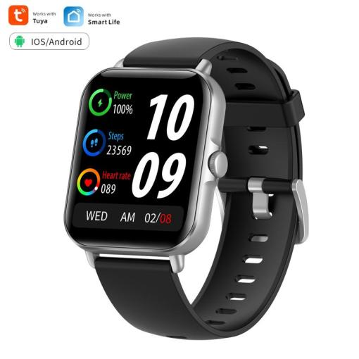 Morrison Phone Calling Voice Assistant 1.69" Touch Smart Watch with Health Fitness Tracker Open SDK