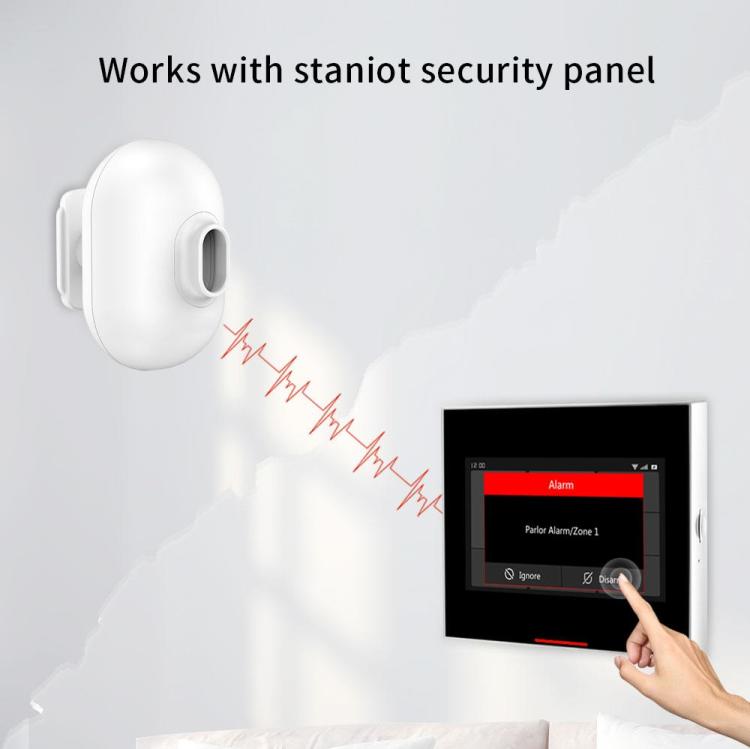 Ostaniot Wireless Outdoor PIR Motion Sensor 433MHz Waterproof Infrared Detector Pet-immune For Home Alarm System Remote 