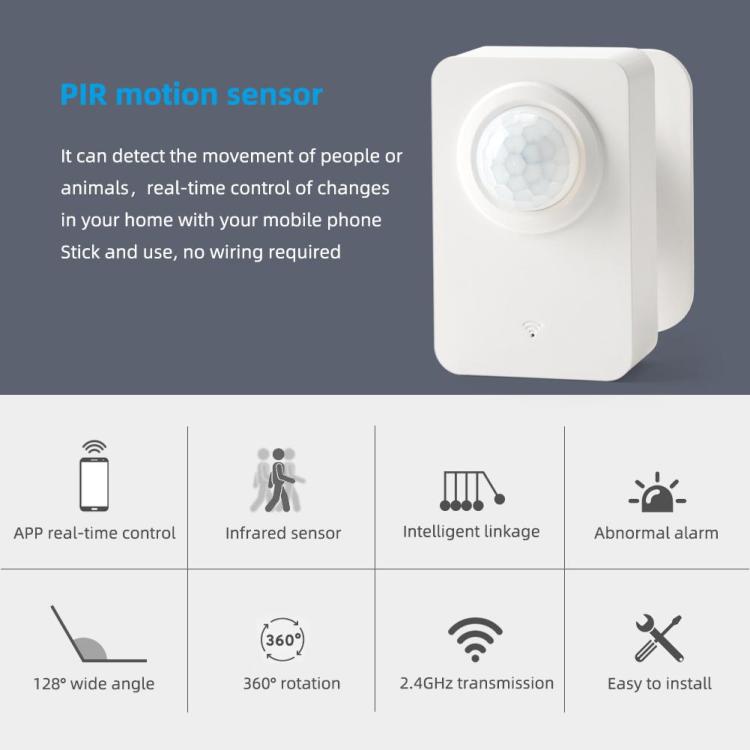 UEMON Smart Home Zigbee Tuya APP PIR Motion Sensor