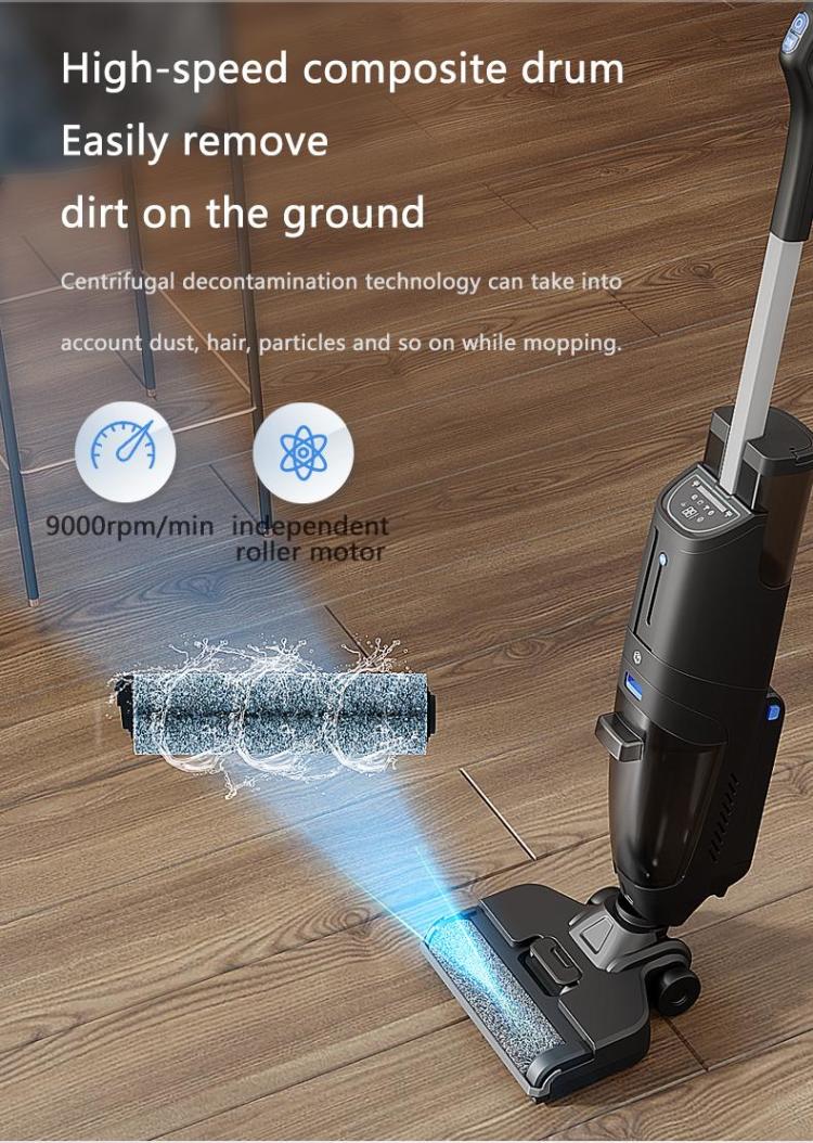 robot vacuum cleaner and washer