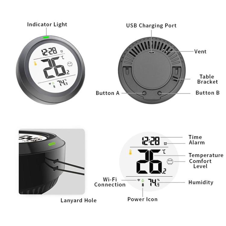 Smart Temperature and humidity detector