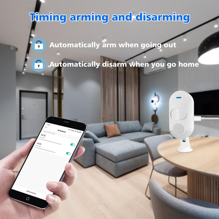 Angus Independent WiFi Infrared Detection Alarm Human Body Induction Alarm Infrared Induction Alarm