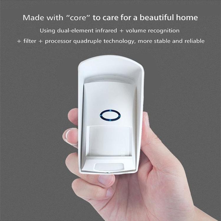 Angus Outdoor Waterproof Wireless Animal Immune Infrared Detector 433MHz Long Working Distance For Home Burglar Alarm sy