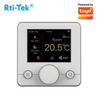 RGB Colorful LCD Screen 3A Smart WiFi Fan Coil Thermostat