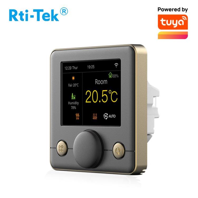 Smart WiFi Boiler Thermostat RGB Colorful LCD Screen