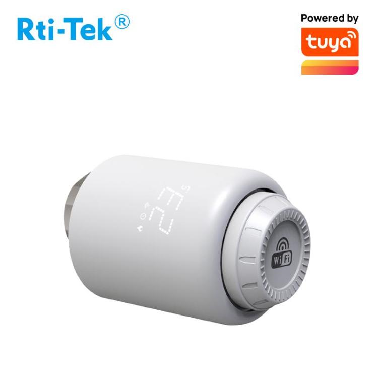 WiFi Direct Rotatable LED Smart Thermostatic Radiator Valve TRV