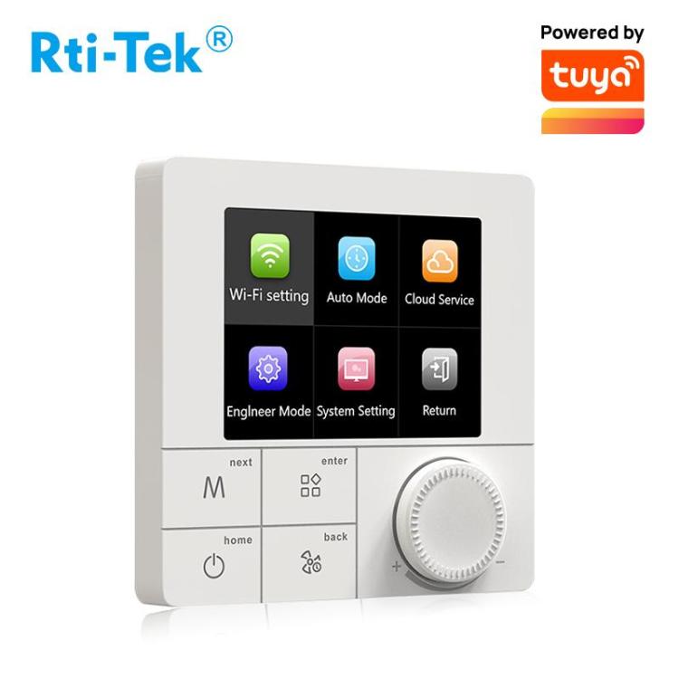 RGB Colorful LCD Screen 16A Smart Wi-Fi Electric Heating Thermostat Works With Alexa And Google