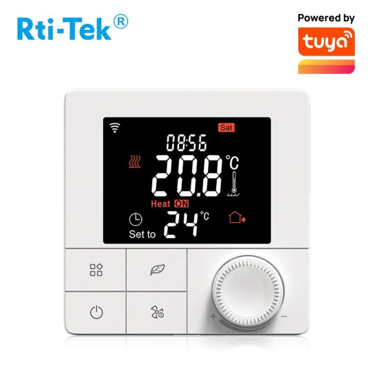 Thermost Hot Sale Colorful LCD 3A Programmable Smart WiFi Water Heating Thermostat Works with Alexa and Google