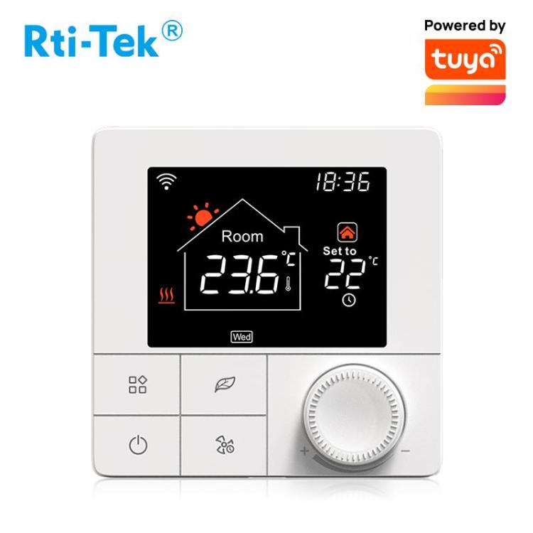 Thermost Hot Sale Colorful LCD 3A Programmable Smart WiFi Water Heating Thermostat Works with Alexa and Google