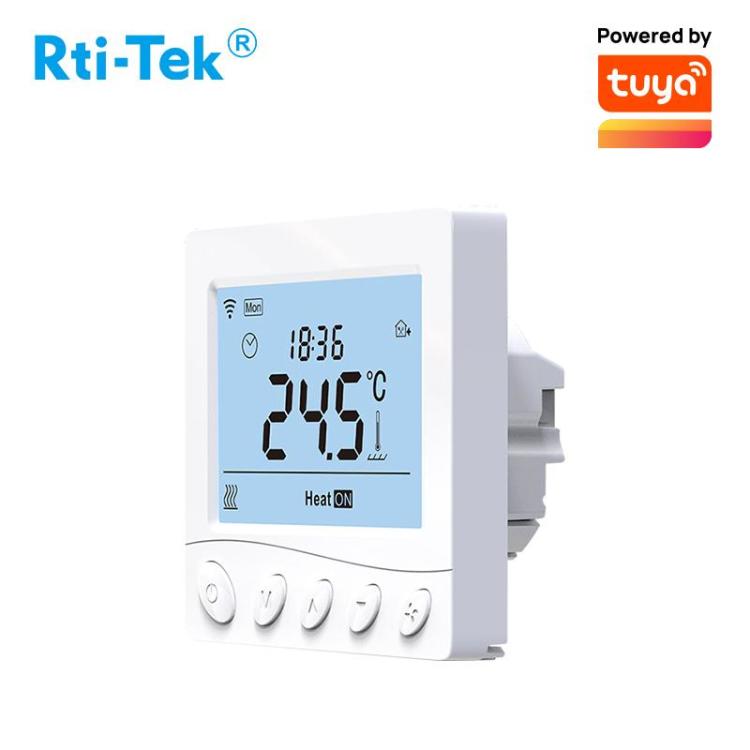 Wi-Fi Thermost Large LCD 3A Programmable Smart Wifi Water Heating Thermostat Works with Alexa and Google
