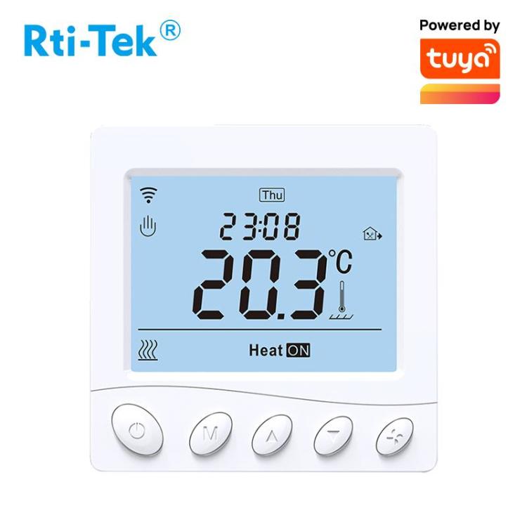 Wi-Fi Thermost large LCD 16A Programmable Smart WiFi Electric Heating  Thermostat Works with Alexa and Google, Electric Heating Thermostat