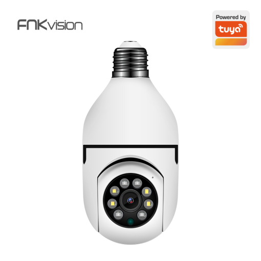 TUYA E27 Bulb Wi-Fi PTZ smart Camera, IP Camera,,indoor camera,Color Night Vision