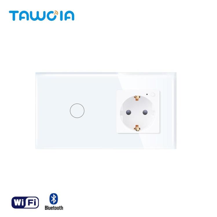 Tuya Double Schuko Smart WiFi Socket 16A with Consumption Measurement