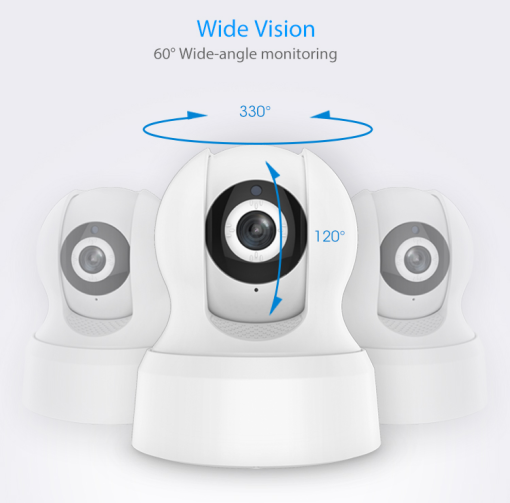 WIFI Smart CMOS Sensor IP camera Night Vision 1280*720 Indoor IP Camera