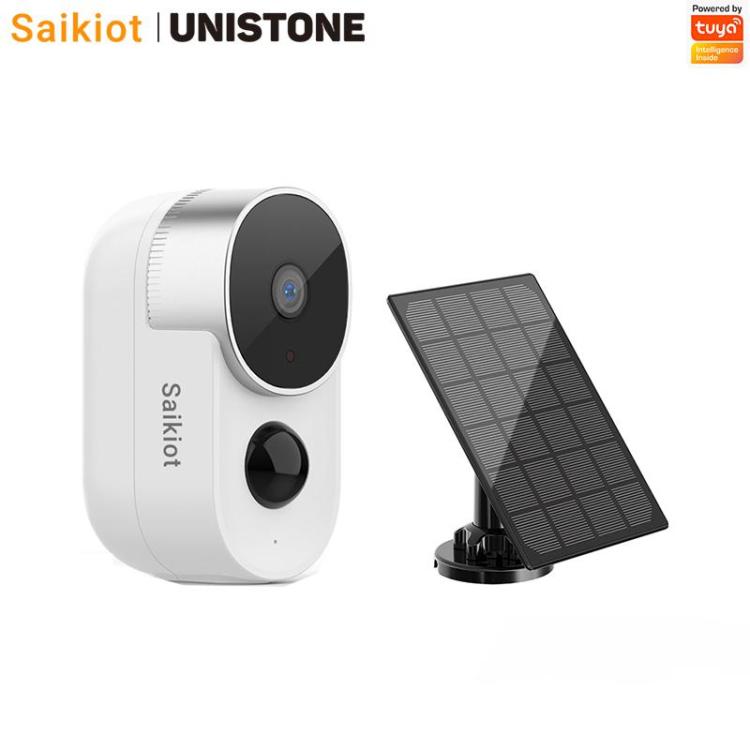 Unistone Battery Camera 2MP 6700mAh Battery Solar Power Optional Camera