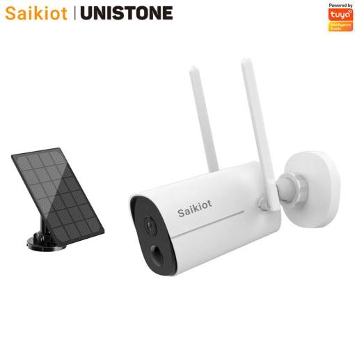 Unistone Battery Camera 2MP 10400mAh Baterry Outdoor Camera Optional Solar Panel