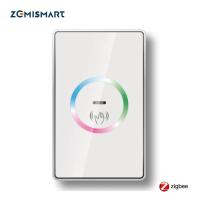 Zemismart Zigbee/WiFi Smart Wave Switch Non-contact Waving Control Hand Scan Infrared Light Switch Work with Homekit 