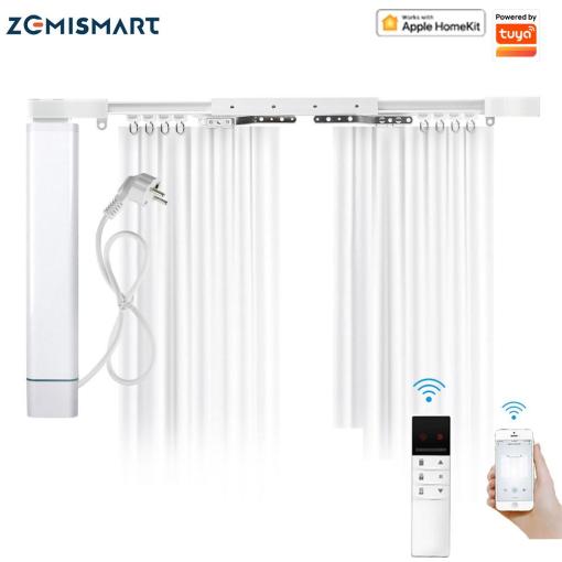 1 Pcs Automatic Curtain Opener Robot,3 in 1 Curtain Track