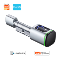 Zemismart Zemismart BLE Smart Door Lock Cylinder DIY Fingerprint Electronic Lock Core APP Remote Control Key Unlock