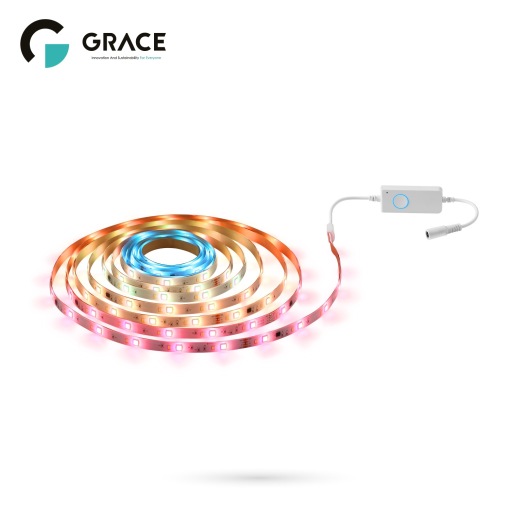 RGBIC+W LED Smart Strip Light Wi-Fi+BLE 5M IP44